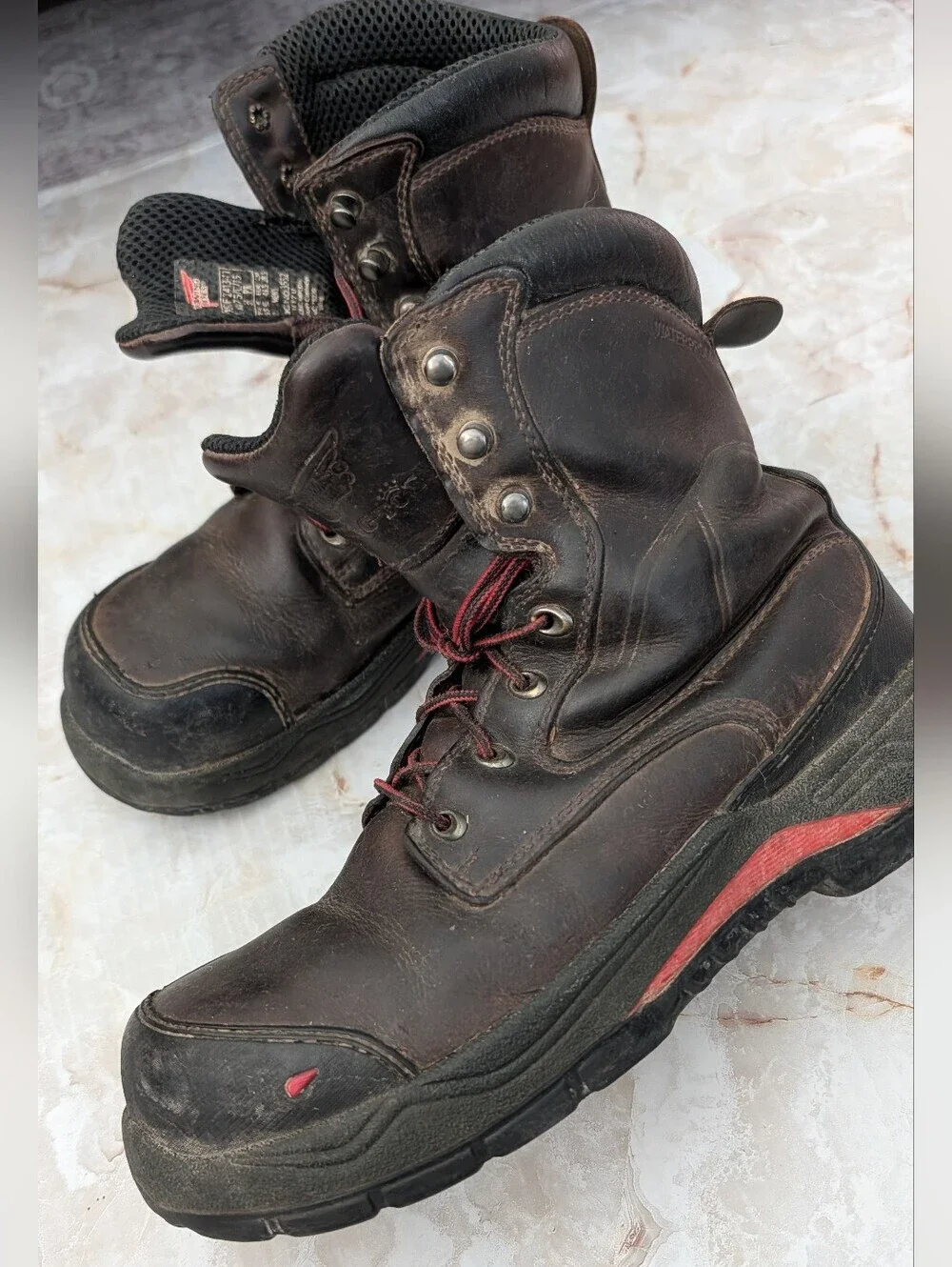 Red Wing King Toe Work Leather Boots Sz 10.5 D